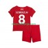 Camisola Liverpool Dominik Szoboszlai 8 Criança Equipamento Primeiro 2025-2026 Manga Curta